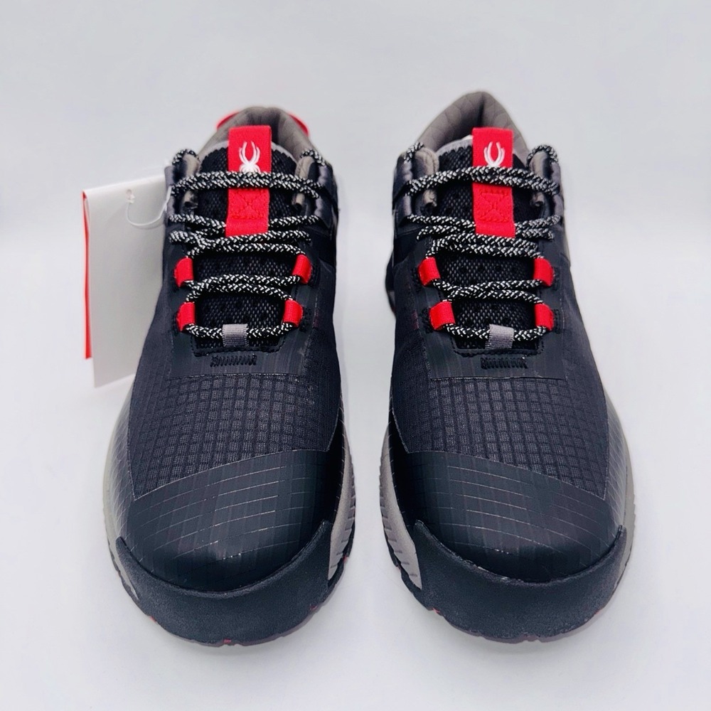 Spyder Blackburn Sneakers Men's Size 12 Black Gray Red - Picture 11 of 16